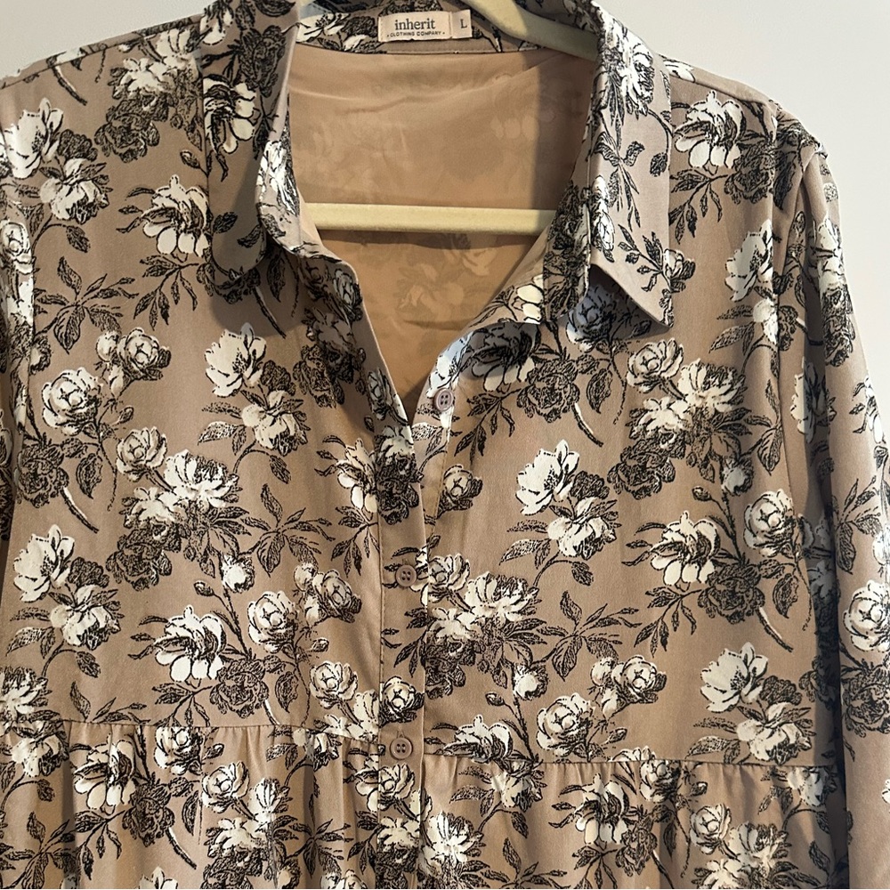 Inherit Co Floral Brown Dress - Picture 2 of 5